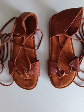 Nativearth Sedona Leather Sandals Size 8.5